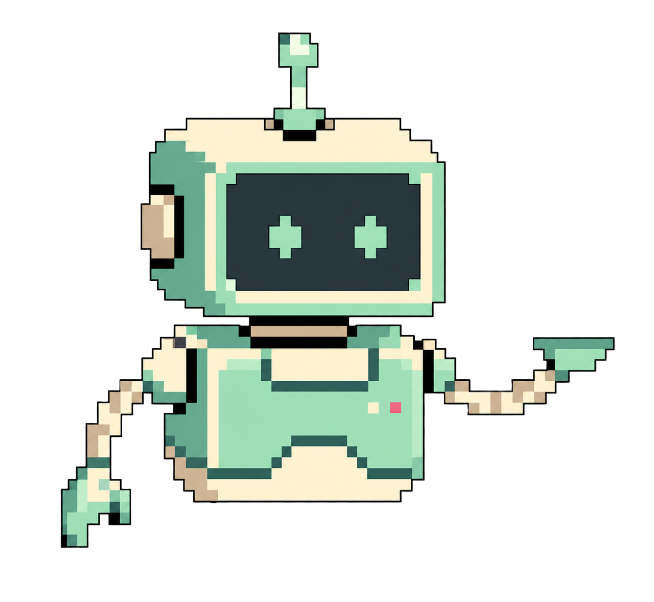 miscellanea you would find in a "โ Cozy Space Diner" sprite pack