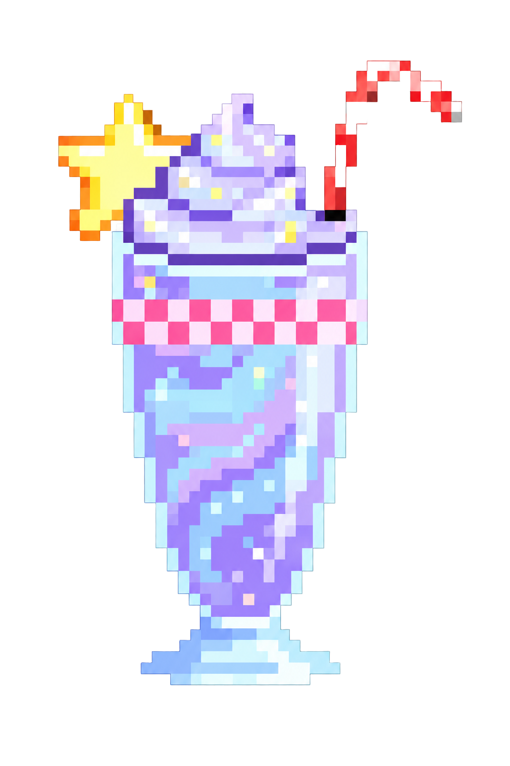 miscellanea you would find in a "โ Cozy Space Diner" sprite pack