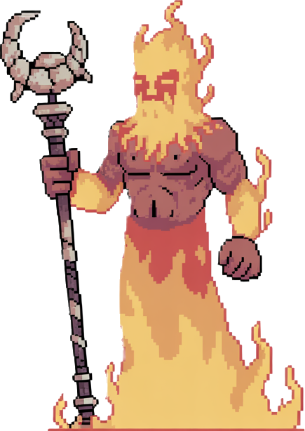 characters you would find in an "๐งโโ๏ธ Arabian Nights Fantasy" sprite pack