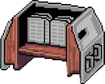 furniture you would find in a "โ Cozy Space Diner" sprite pack
