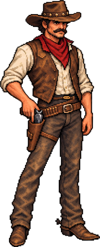 characters you would find in a wild west video game