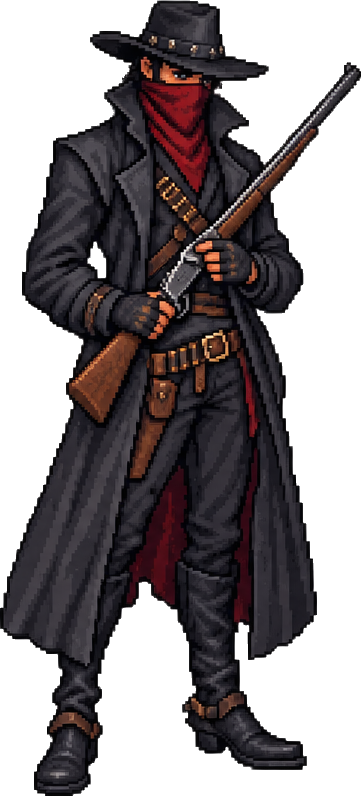 characters you would find in a wild west video game