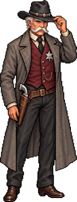 characters you would find in a wild west video game