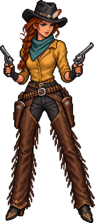 characters you would find in a wild west video game