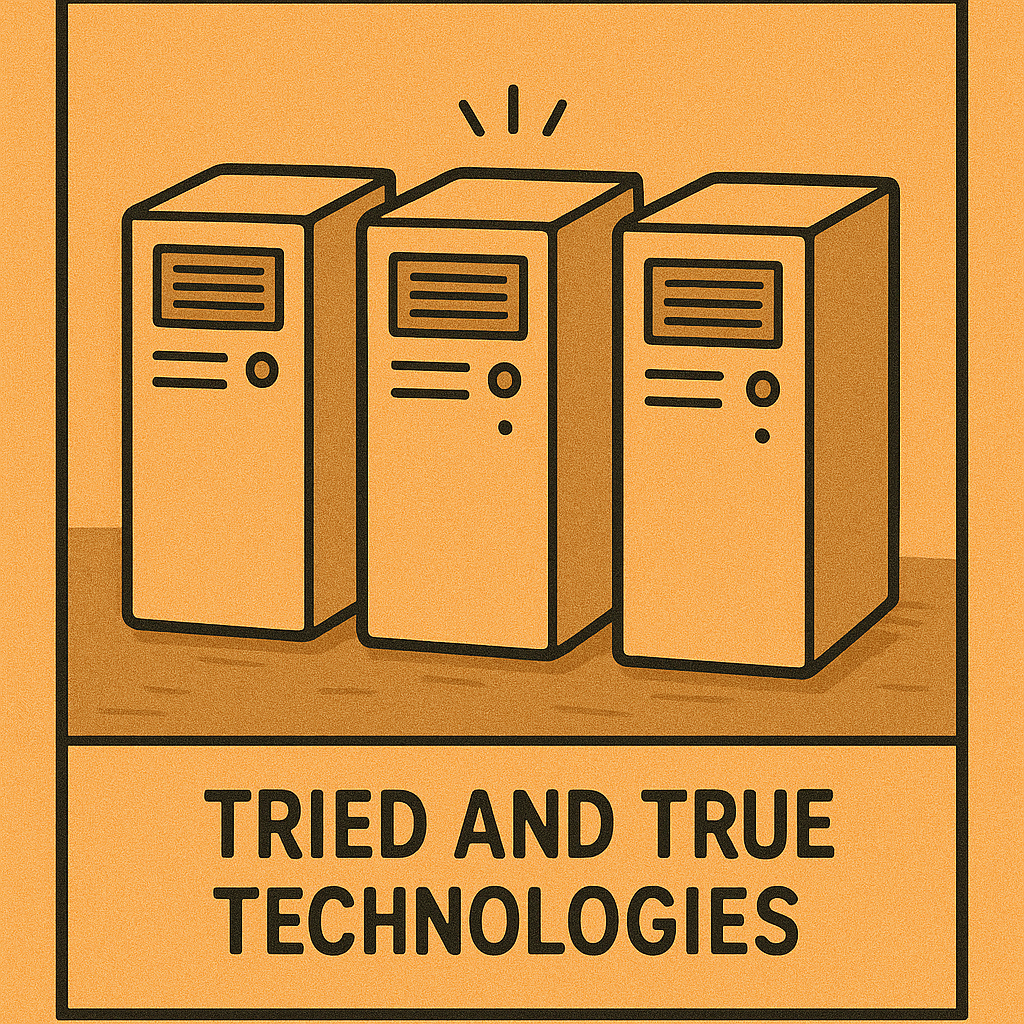 Tried and true technologies diagram